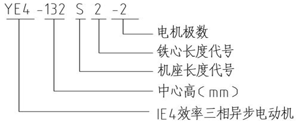 西安泰富西玛YE4系列超超高效节能三相异步电动机型号说明 西安泰富西玛YE4系列超超高效节能三相异步电动机型号说明